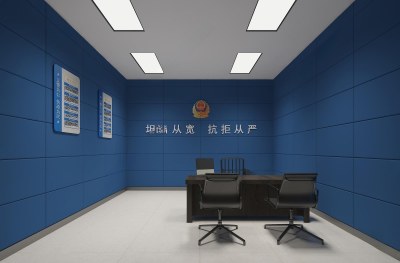 现代公安审讯室3D模型下载